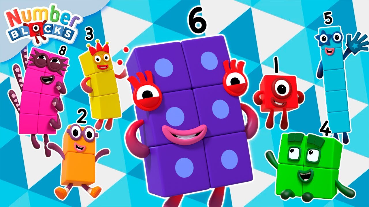 Pretty Pattern and Painting by Numbers! 🌀🖌️ | Learn Colourful Maths and Counting | Numberblocks