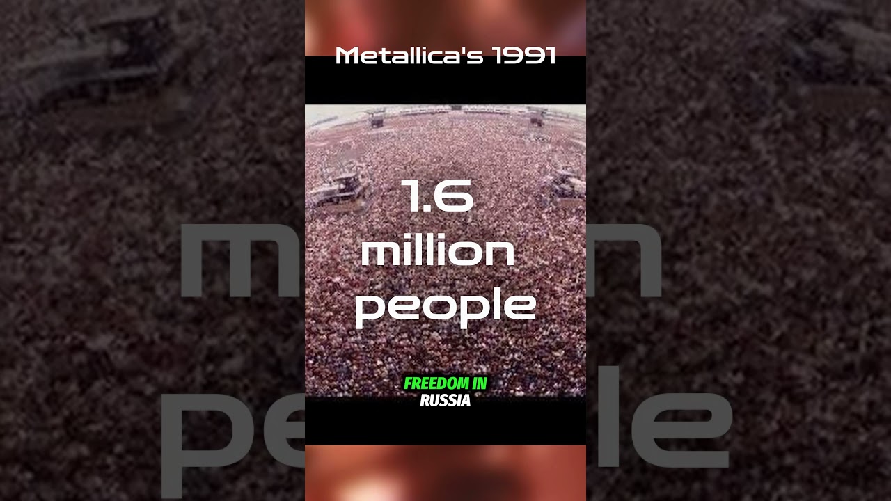 Metallica's 1991 Moscow Concert ๐ท๐บ