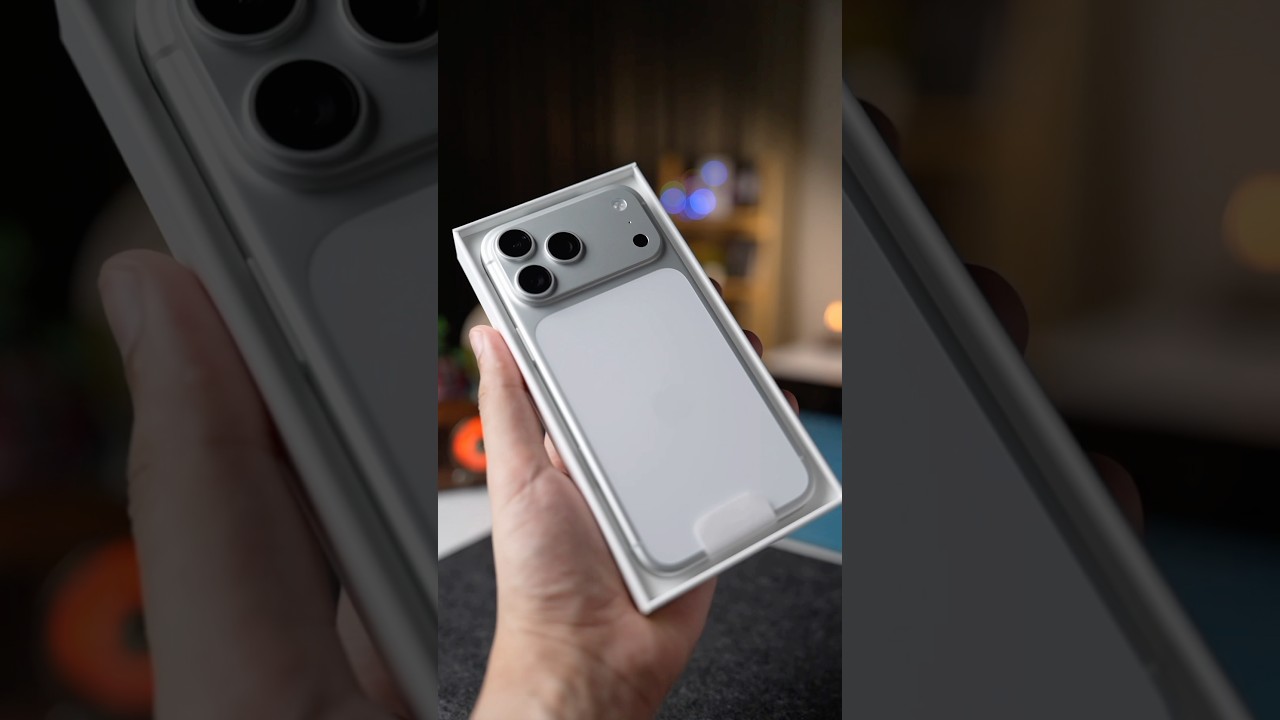 iPhone 17 Pro Max 512 Gb Silver Unboxing