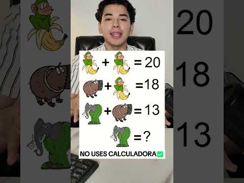 Piensa rápido - Retos matemáticos #shorts #curiosidades