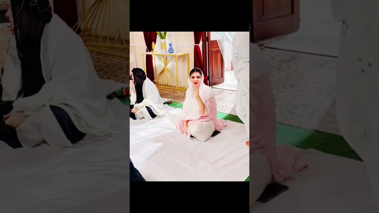 Behind-the-Scenes of Pakistani Actor Faiza Khan's Drama Shoot 🎬