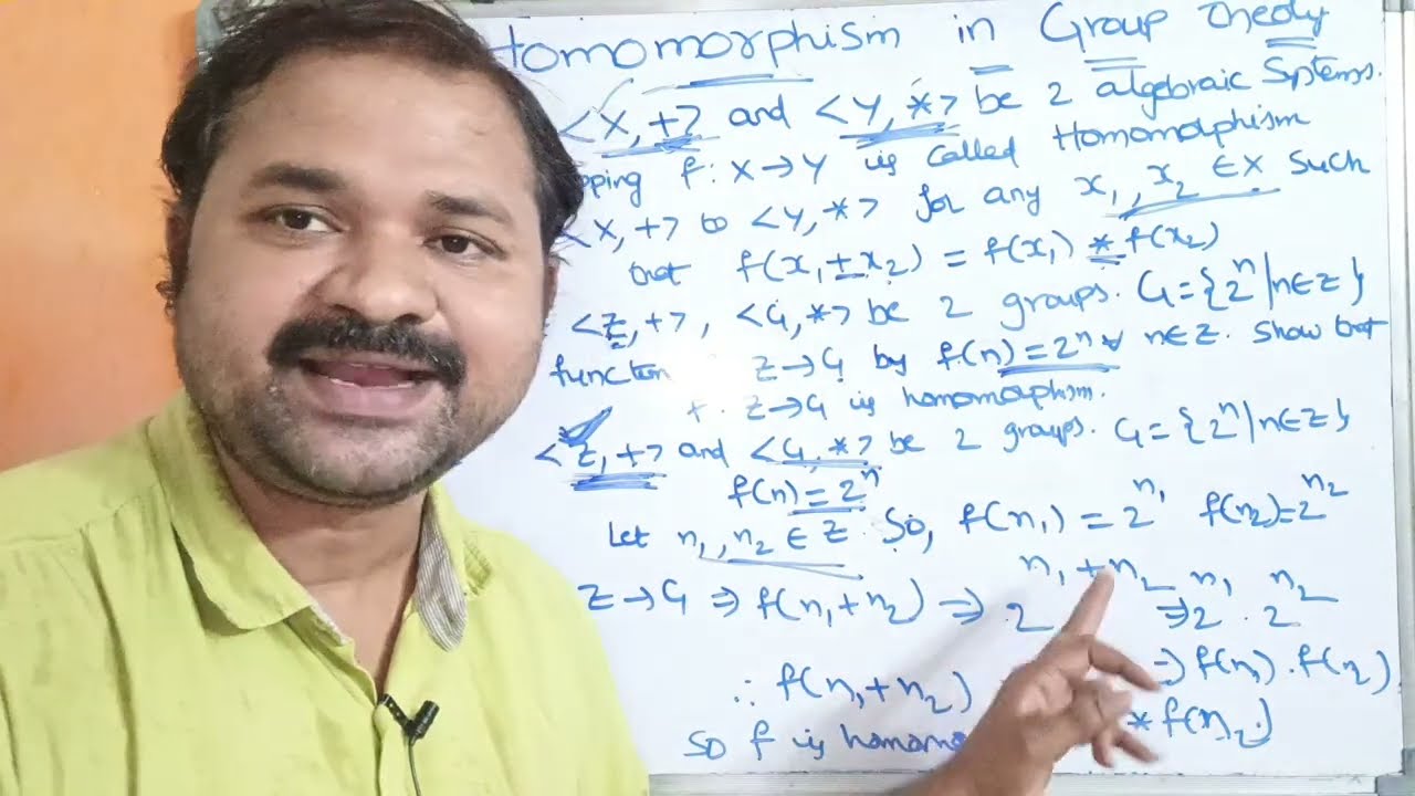Understanding Homomorphism in Group Theory: An Example