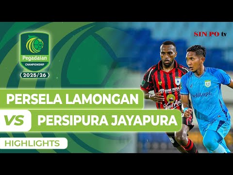 PERSELA Lamongan VS PERSIPURA Jayapura - Highlights | Pegadaian Championship 2025/26 #Pekan4