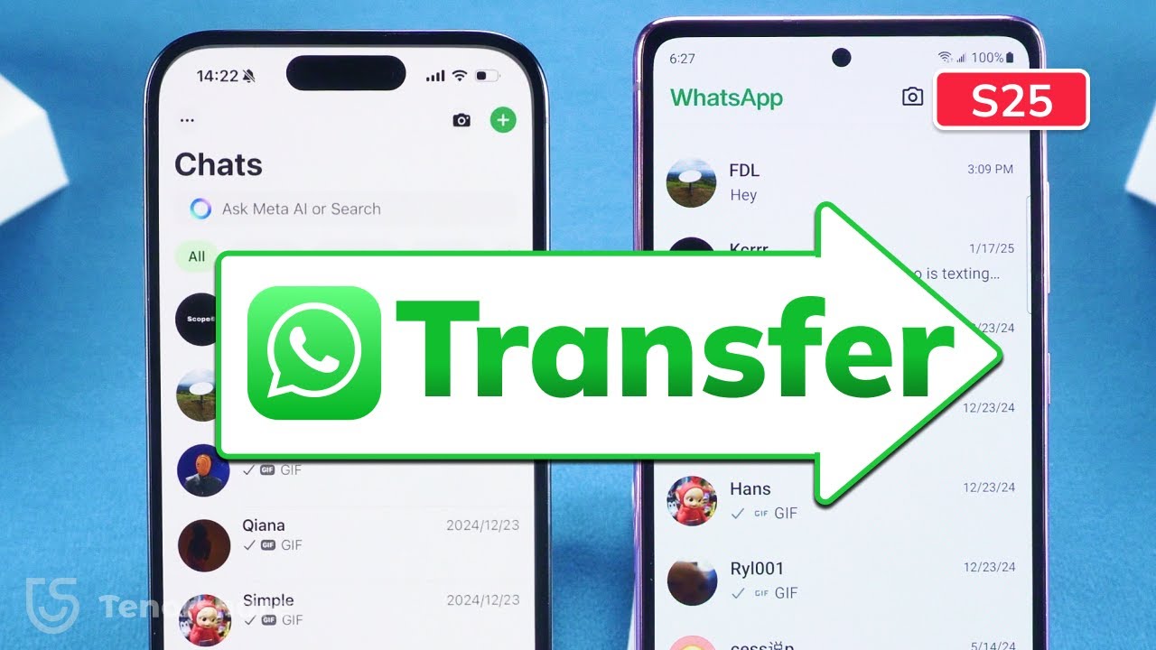 Transfer WhatsApp from iPhone to Samsung S25 (2025) 📱