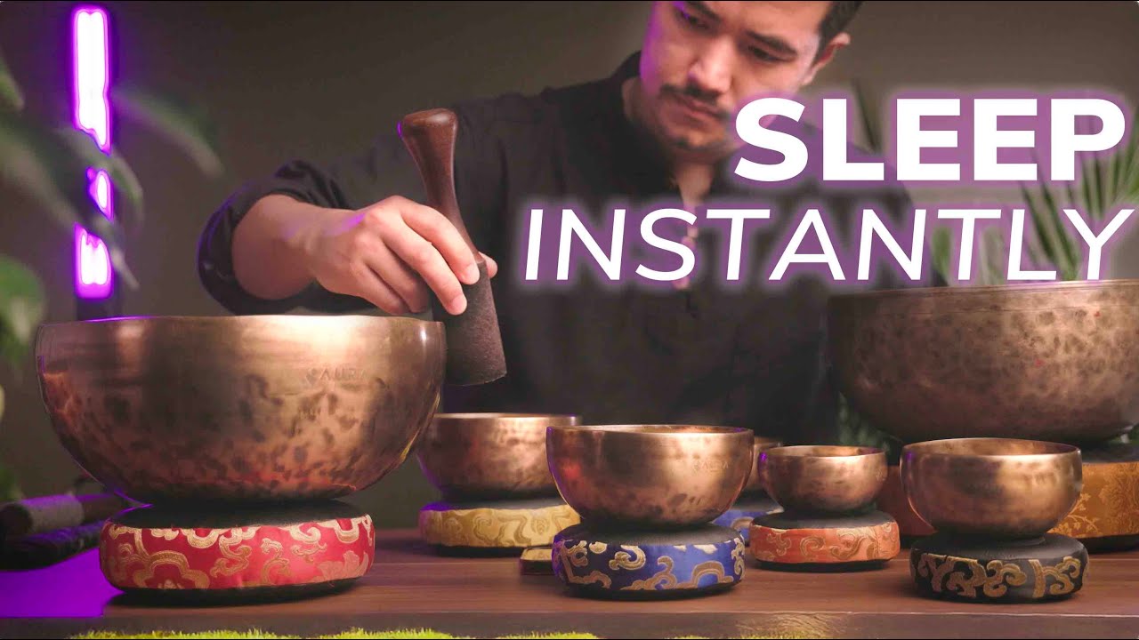Deep Relaxation: 3-Hour Tibetan Singing Bowls 🧘‍♂️