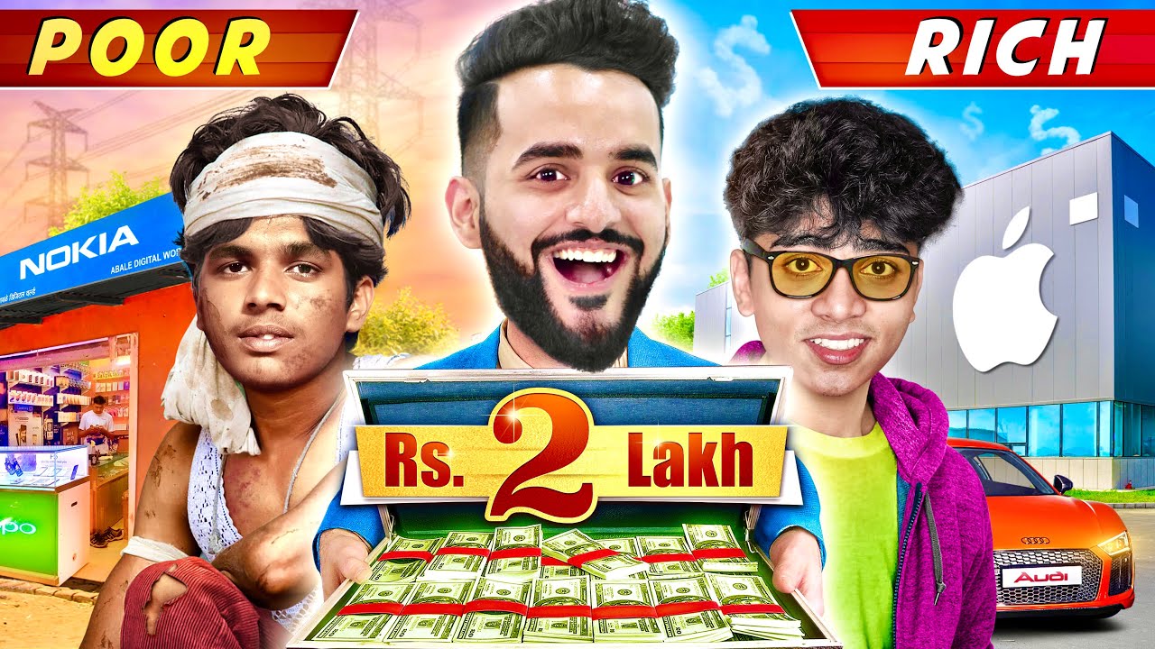 Rs2,00,000 Challenge: Rich Boy vs Poor Boy 💸