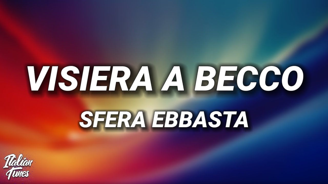 Sfera Ebbasta - Visiera A Becco (Prod. Charlie Charles) [Testo/Lyrics]