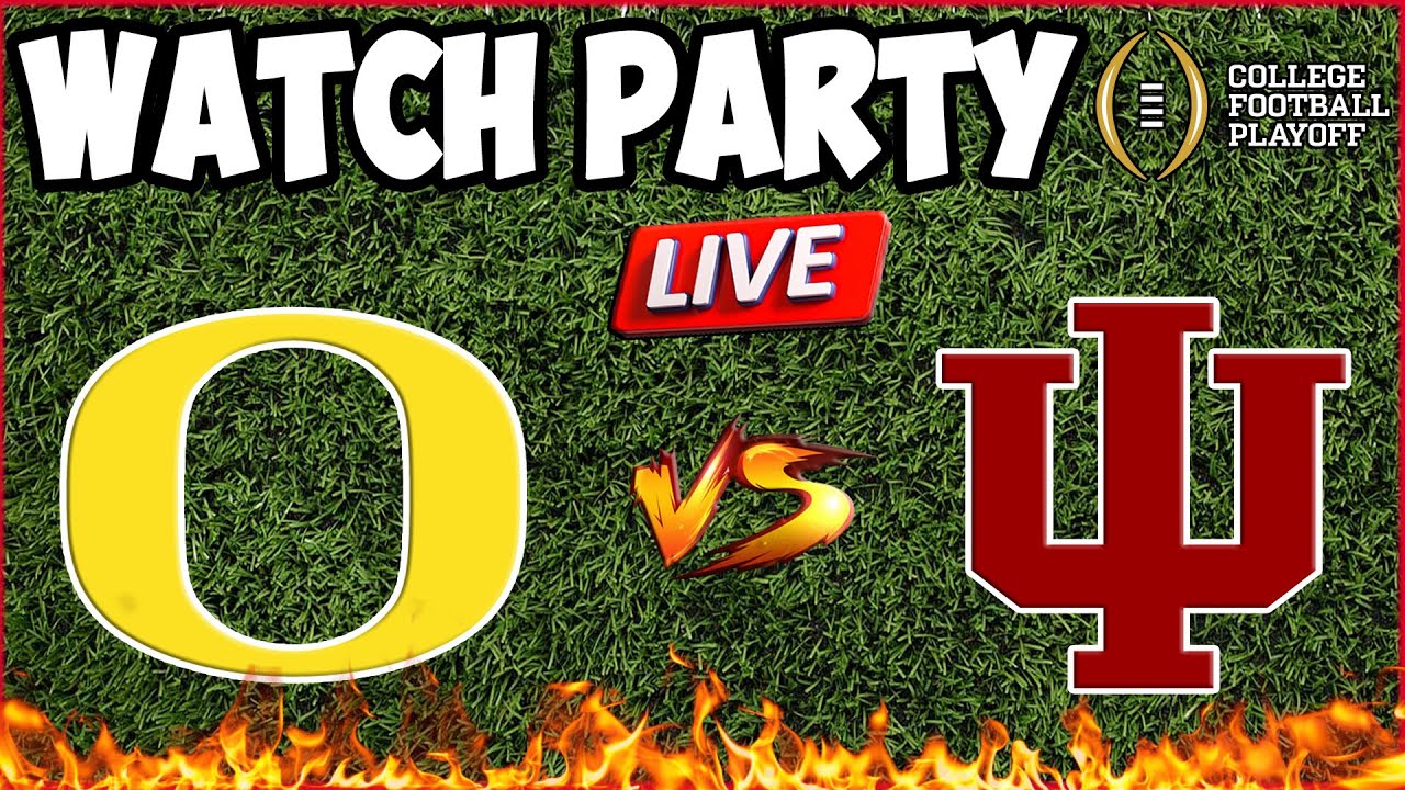 Oregon Ducks vs Indiana Hoosiers Live Watch Party 🦆