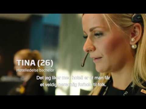 Tina studerer hotelledelse ved UiS