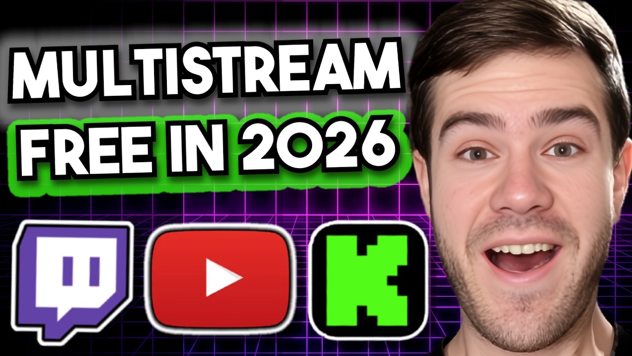 Multistream to Twitch, YouTube & Kick — The Easy Method (2026)