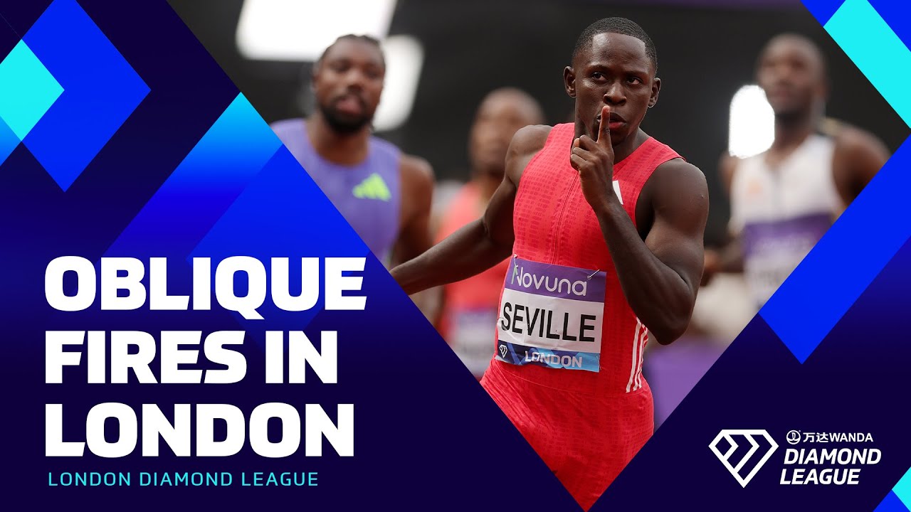 Seville Stuns Olympic Champion Noah Lyles in 100m at Wanda Diamond League 🏅