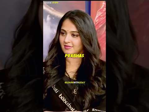Anushka about Prabhas❤️🫶