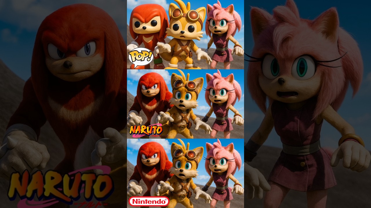 Epic Adventures with Amy, Tails & Knuckles in the Sonic Movie! 🌟