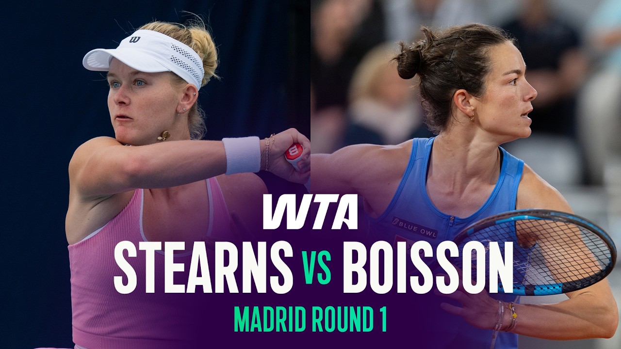 Peyton Stearns vs. Lois Boisson | 2026 Madrid Round 1 | WTA Match Highlights