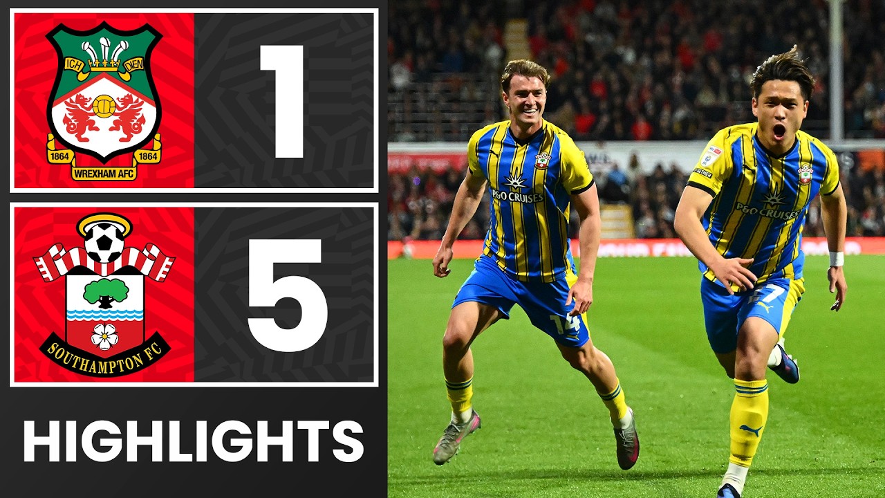 Saints hit FIVE past Wrexham 😱 | Wrexham 1-5 Southampton | Highlights