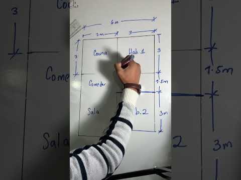 Diseño de una casa de 6x8 con planos arquitectónicos #home #planosarquitectonicos #architecture