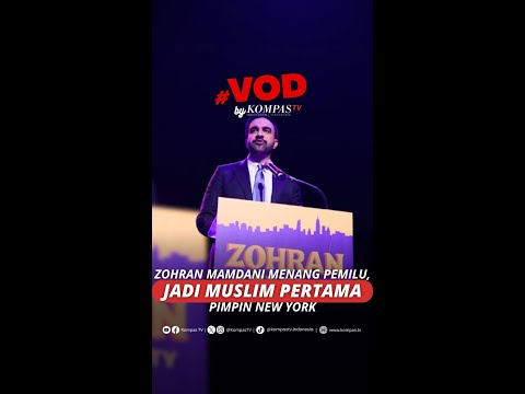 ZOHRAN MAMDANI MENANG PEMILU, JADI MUSLIM PERTAMA PIMPIN NEW YORK #short