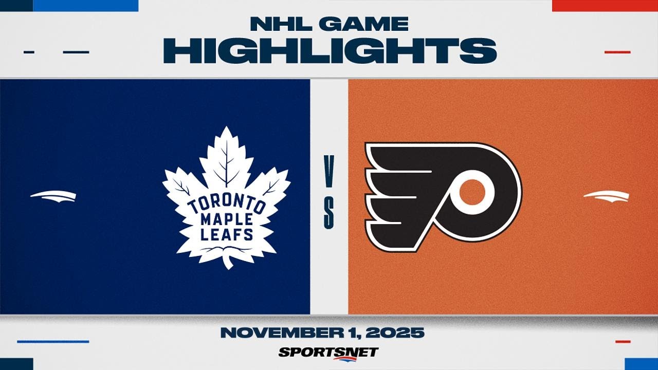 NHL Highlights: Maple Leafs vs. Flyers - Exciting Action & Key Plays on Nov 1, 2025 🏒