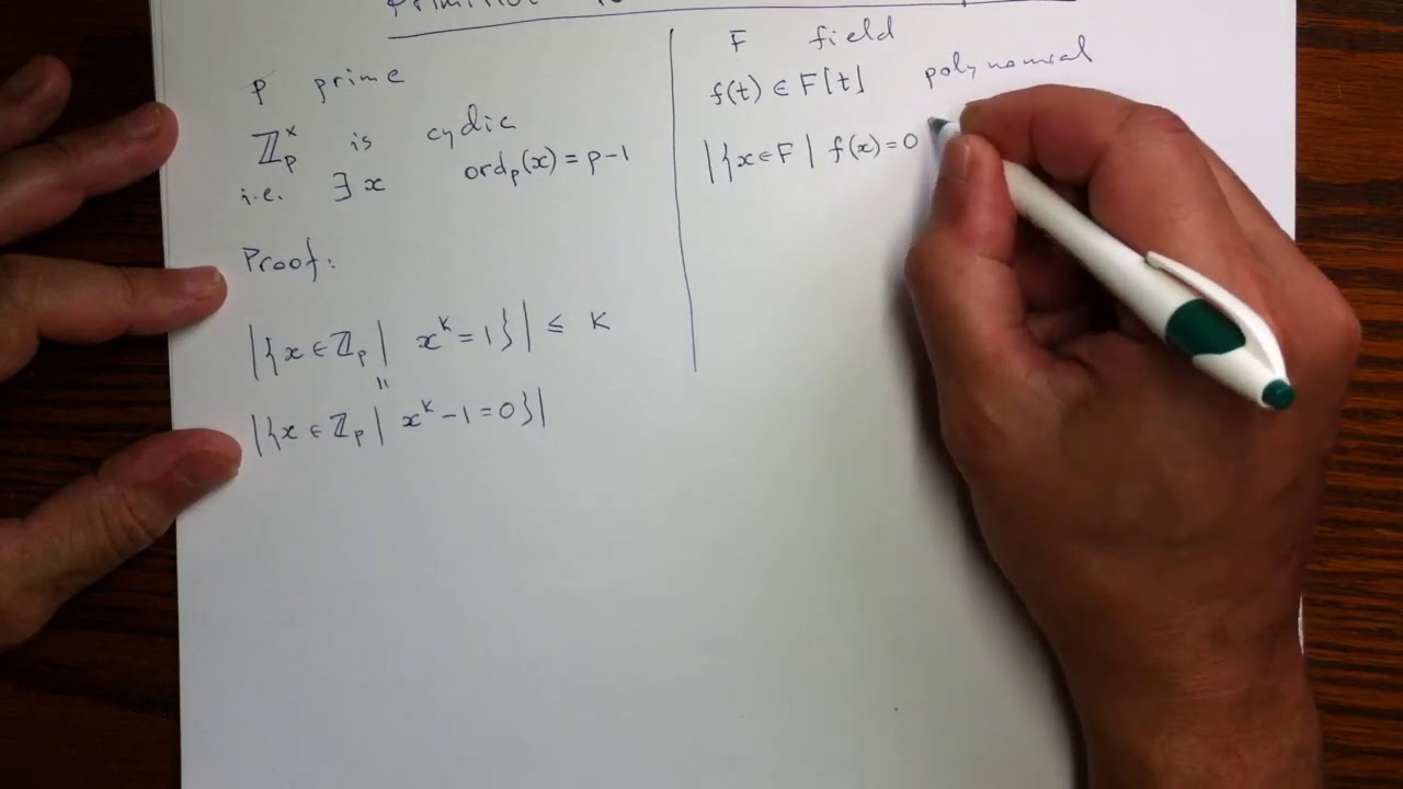 Existence of Primitive Roots Modulo a Prime