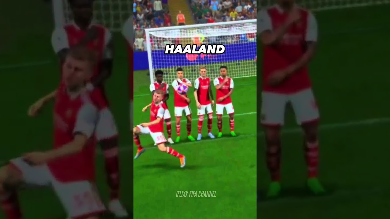 Haaland's Free Kick & Song 🔥