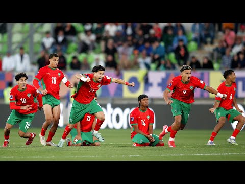 ⏯️⚽️ شاهد سلسلة ركلات الترجيح بين المغرب وفرنسا في نصف نهائي كأس العالم تحت 20 سنة