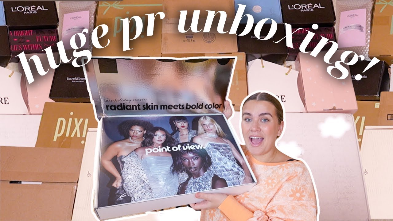 Beauty PR Haul & Unboxing | Vlogmas Day 9 ✨