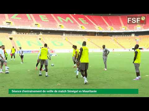 QCDM 2026: séance d'entraînement des Lions avant le match contre la Mauritanie