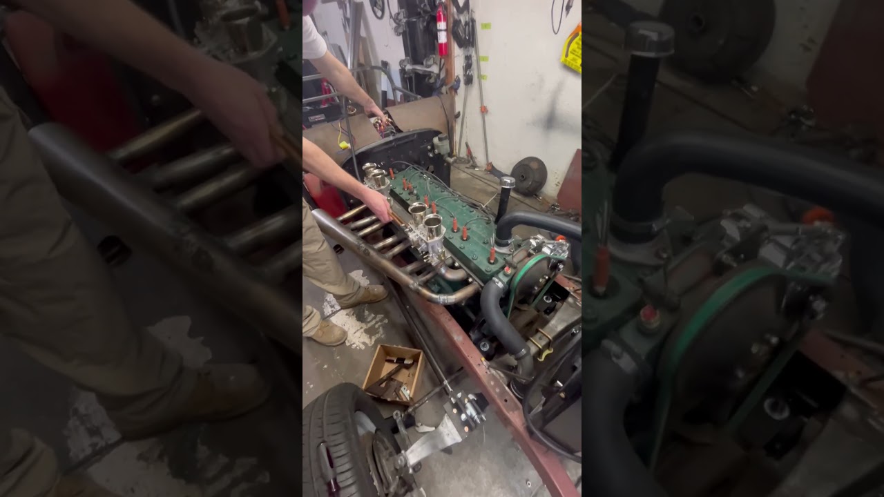 Packard Straight 8 Starts After Chassis Work 🚗