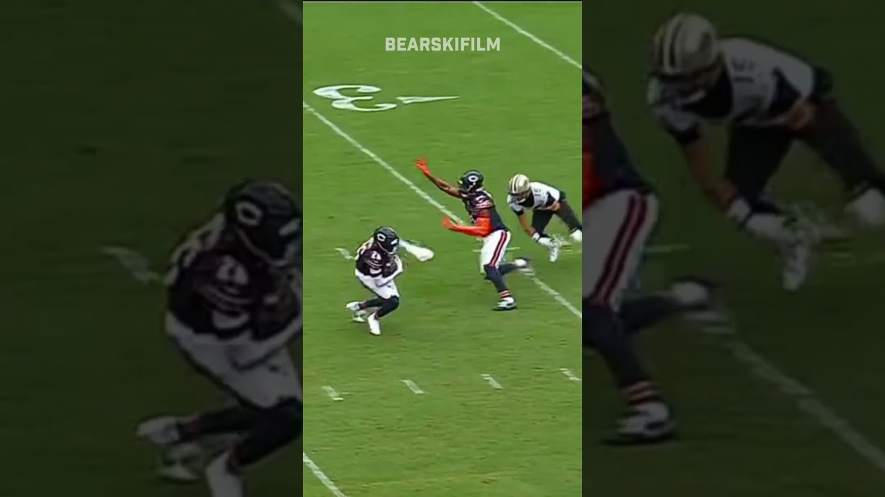 Bears vs Saints: Nahshon Wright Interception 🏈