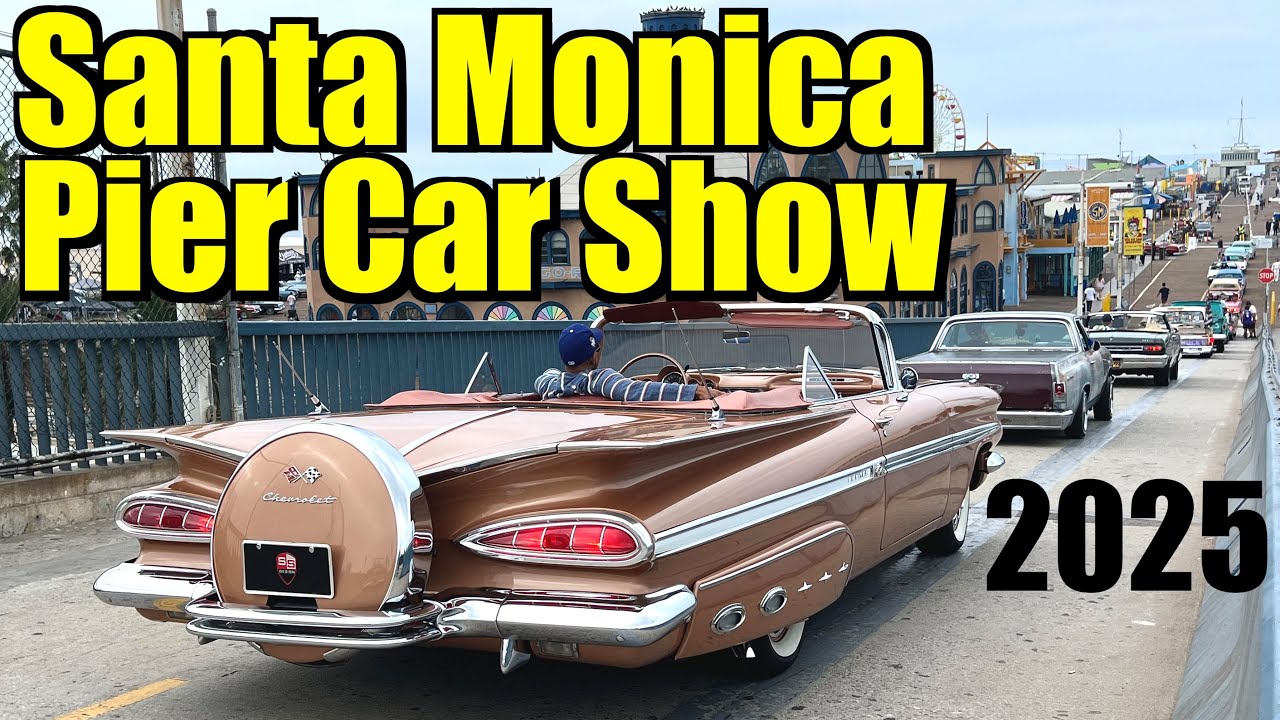 Santa Monica Pier Classic Car & Lowrider Show 2025 🚗