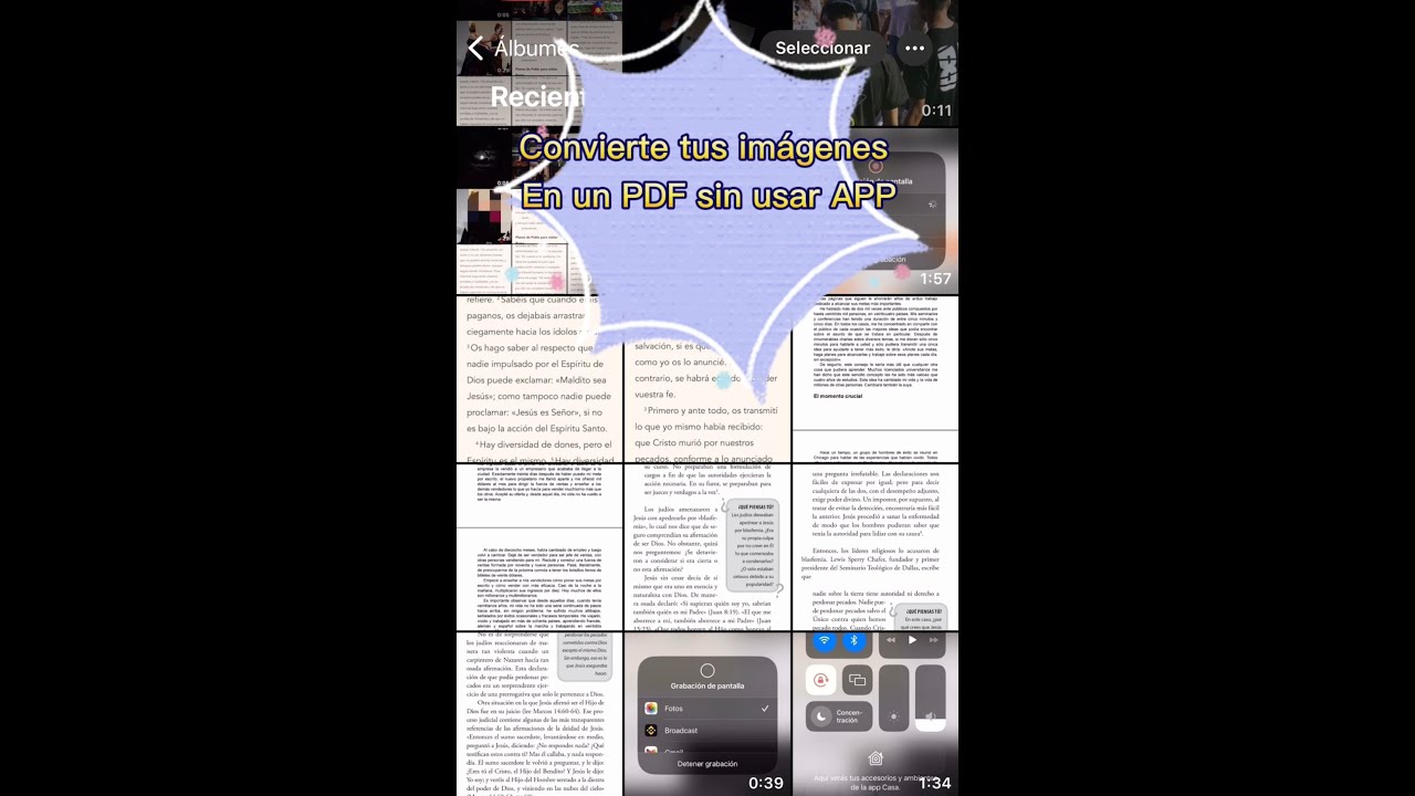 Cómo convertir imágenes en un PDF en tu iPhone rápidamente