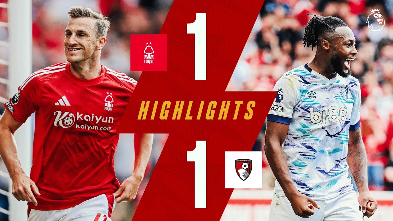 Nottingham Forest vs AFC Bournemouth 1-1 | Premier League Extended Highlights ⚽