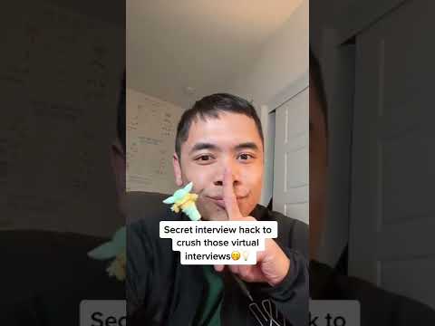 Secret Hack to Ace Virtual Job Interviews🤫