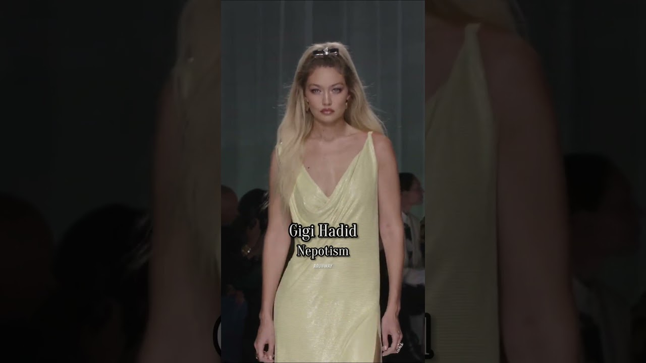 Nepotism vs Self-Made Models at Versace SS24 👗