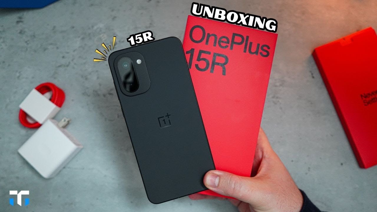 OnePlus 15R Charcoal Black Unboxing & First Impressions!