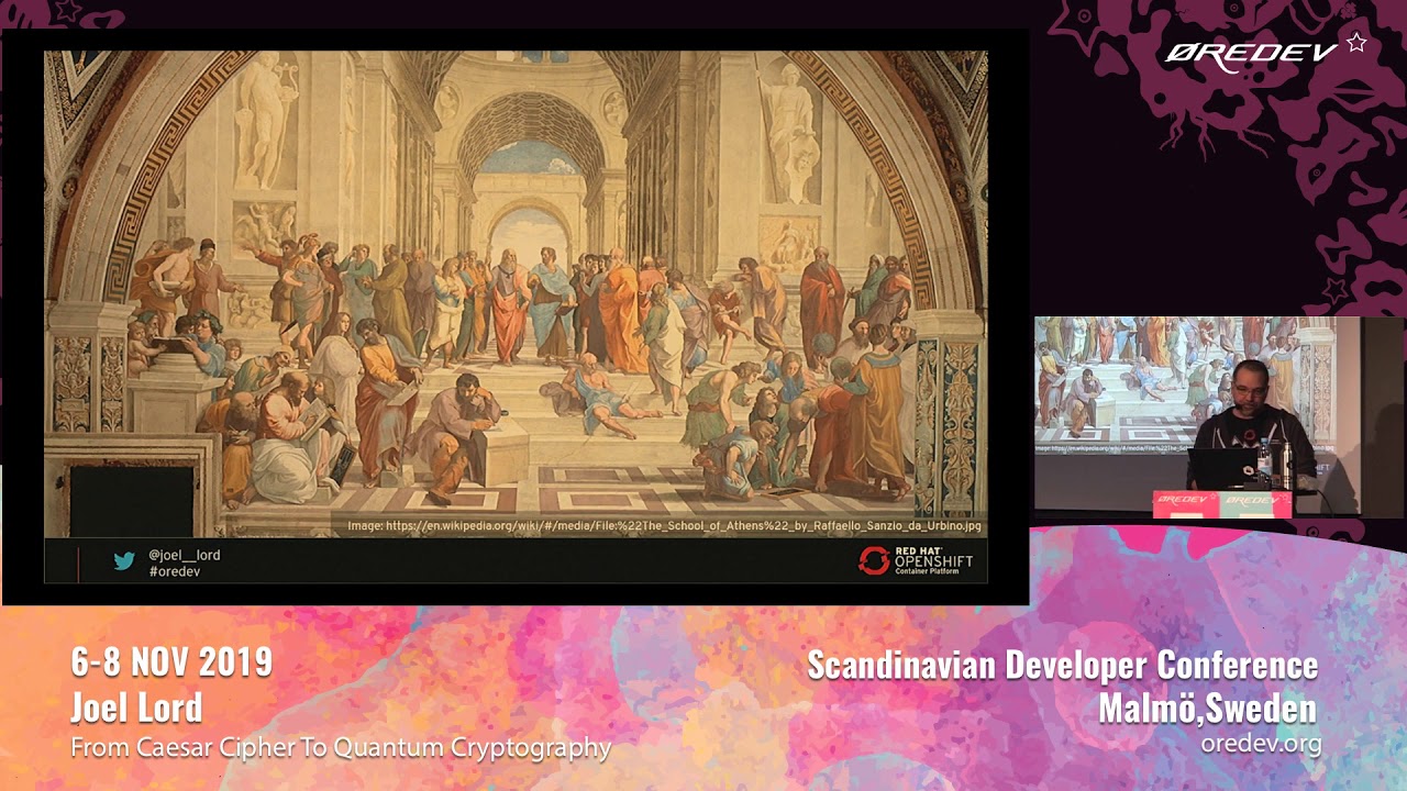 Joel Lord: From Caesar Cipher to Quantum Cryptography | Øredev 2019 🔐