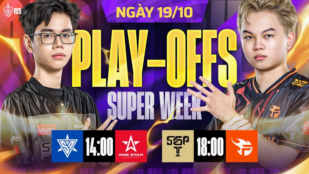 🔥 Trực Tiếp Playoffs ĐTDV Mùa Đông 2025: Saigon Phantom vs FPT x Flash | Super Week