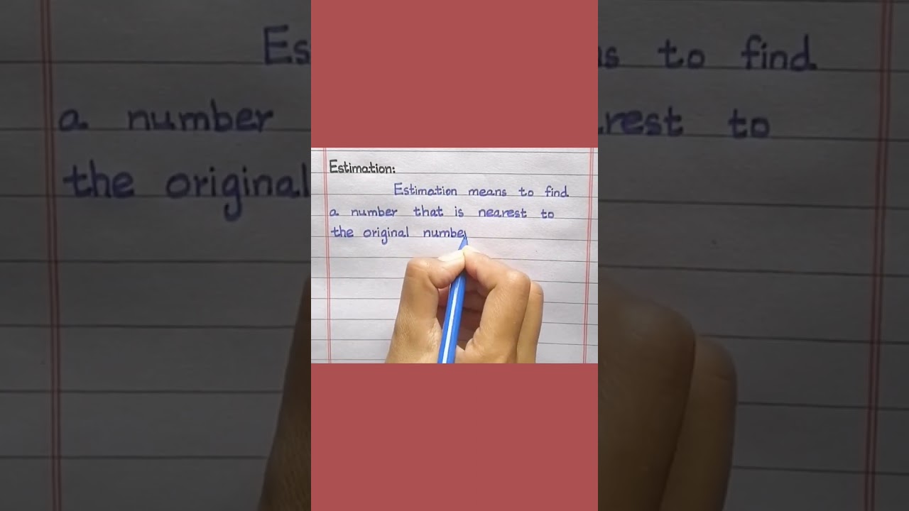 Estimation Explained in Under a Minute! 🔢