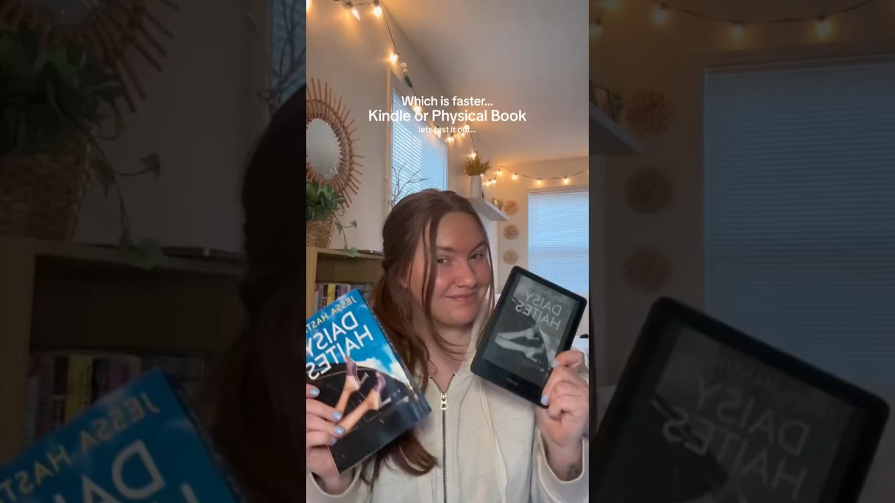 Speed Comparison: Kindle vs. Physical Book