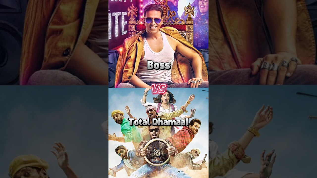 BOSS Movie 💥 V/S TOTAL DHAMAAL Movie 🍿 Box Office Collection 🤑 #trending #youtubeshorts