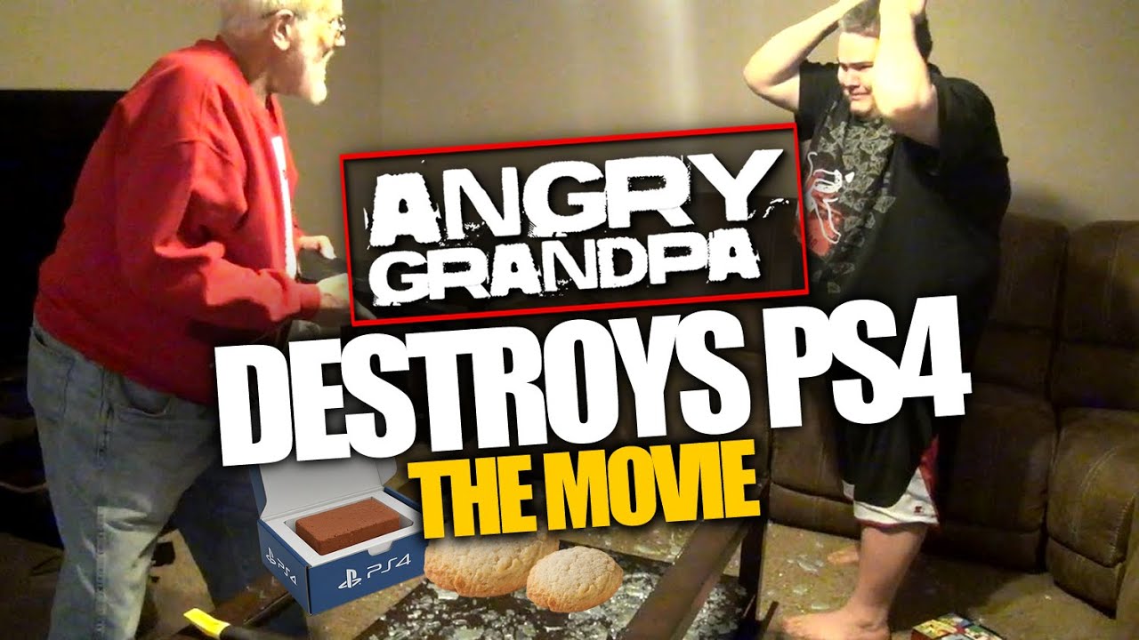 ANGRY GRANDPA DESTROYS PS4 - THE MOVIE