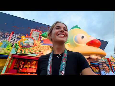 A day in my life at Halloween Horror Nights! (SCARY Vlog)