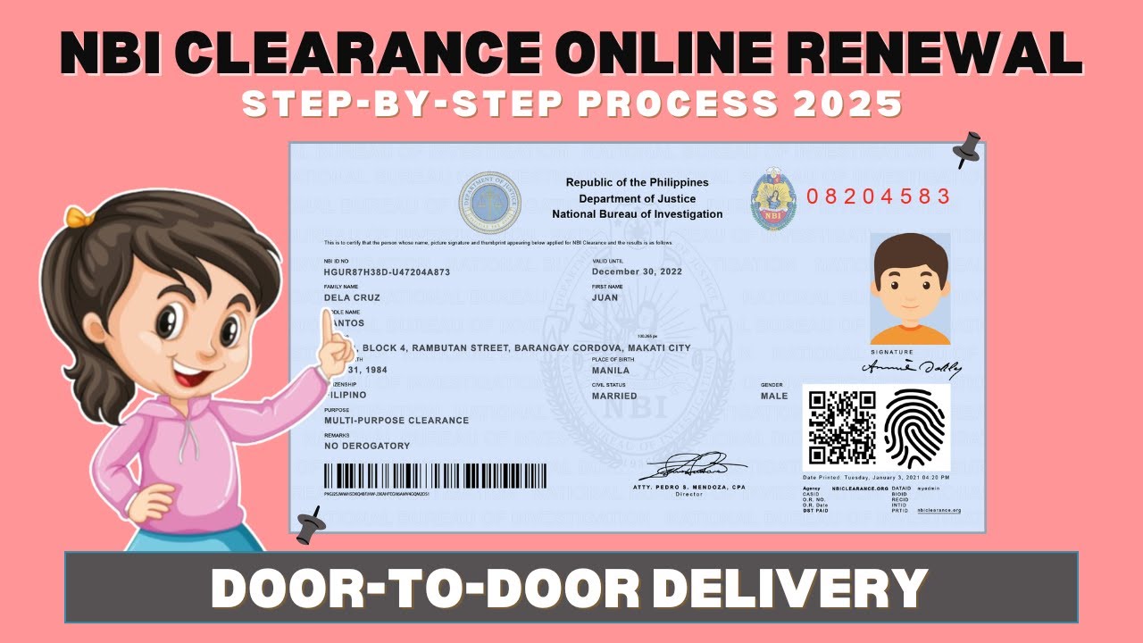 Renew NBI Clearance Online with Door-to-Door Service 2025