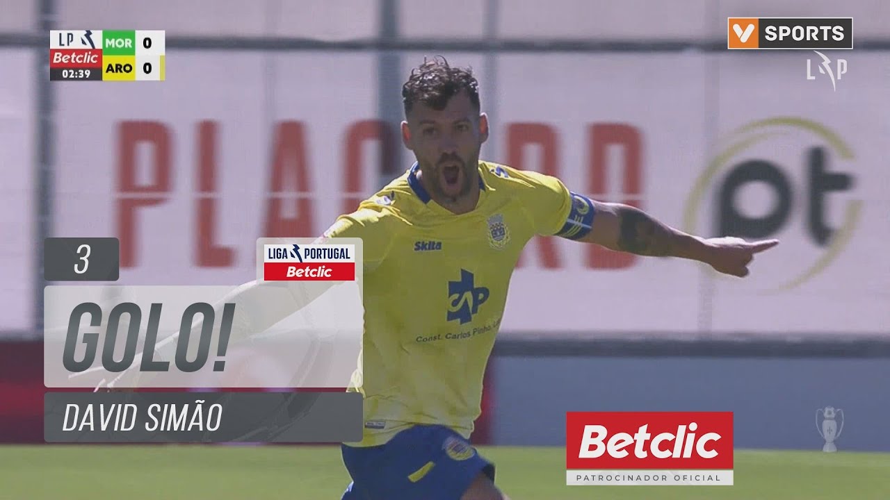 Golo de David Simão leva Arouca à vitória contra Moreirense ⚽