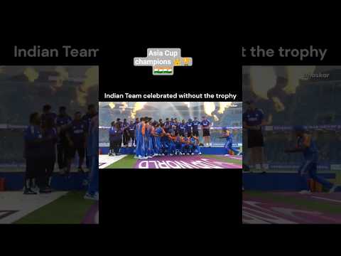 Asia Cup 2025 🏆 India’s Victory Celebration 🇮🇳|asia cup 2025 final post match presenta #shortsfeed