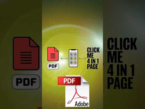 ek page par 4 print kaise nikale mobile se |pdf ke 2 page ko 1 page kaise banaye |pdf to micro xerox