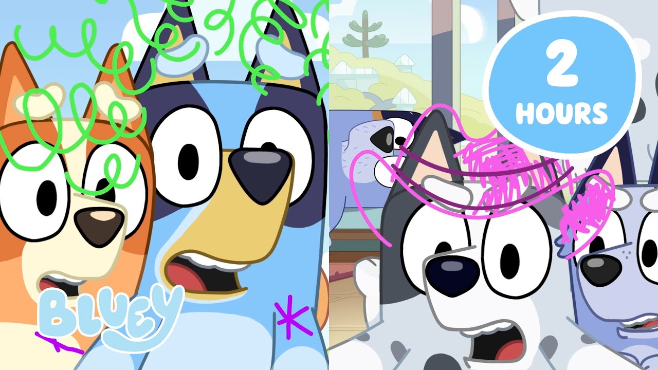 Bluey's Best Family Moments 💙 | 2 Hours of Fun