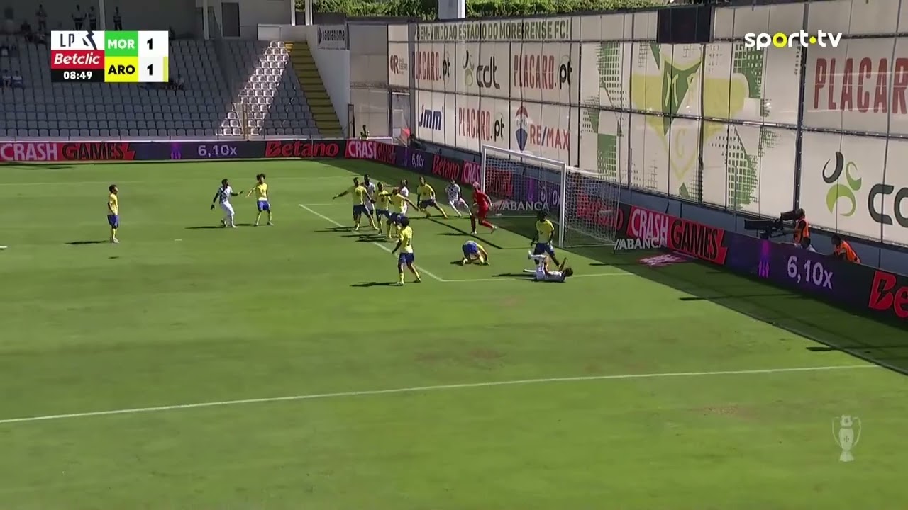 Golo Nlavo Equilibra Jogo entre Moreirense e Arouca na Liga Portugal ⚽