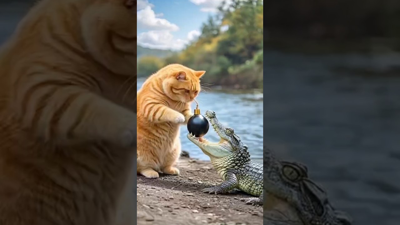Cute Cats & Powerful Chainsaws: Viral Fun 🐱🪚