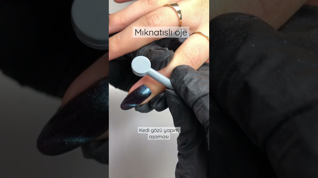 Kedi Gözü Nail Art Yapımı 🐱